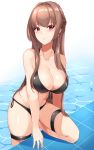  azur_lane bikini garter haneramu swiftsure_(azur_lane) swimsuits wet 