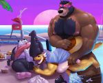  2020 4_fingers 4_toes abdominal_bulge absurd_res anal anthro anthro_on_anthro anthro_penetrated anthro_penetrating anthro_penetrating_anthro arm_hair balls beard beverage big_dom_small_sub bin_(artist) bin_(character) black_body black_claws black_fur black_hair bodily_fluids body_hair bottomless brown_body brown_fur brown_hair burger chest_hair claws clothed clothing cum cum_drip dragon dress_shirt dripping drooling eyewear facial_hair feet fingers food fur garoh genital_fluids genitals giant_panda grill group hair hi_res horn humanoid_feet humanoid_hands male male/male mammal multicolored_body multicolored_fur multicolored_scales muscular muscular_male nipples note_raygun nude oral overweight overweight_male penetration penis pink_nipples plantigrade pool_(disambiguation) precum pubes reach_around rimming saliva scales sex shirt size_difference sunglasses tank_top toes topwear two_tone_body two_tone_fur two_tone_scales uncut ursid wet white_body white_claws white_fur white_horn white_scales yellow_body yellow_scales 