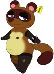  2020 alpha_channel animal_crossing anthro arm_warmers armwear balls belly big_balls big_belly biped black_nipples blue_eyes bracelet brown_balls brown_body brown_fur brown_penis brown_tail canid canine clothing digital_media_(artwork) ear_tag facial_markings firebadger flaccid foreskin front_view fur genitals head_markings hi_res jewelry leggings legwear looking_at_viewer male mammal markings mask_(marking) mostly_nude multicolored_body multicolored_ears multicolored_fur multicolored_tail navel navel_piercing nintendo nipple_piercing nipples overweight overweight_male penis piercing raccoon_dog red_body red_fur red_nose red_tail simple_background solo spiked_bracelet spikes standing tan_body tan_fur tanuki tom_nook_(animal_crossing) torn_clothing transparent_background two_tone_ears two_tone_tail uncut video_games 