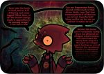  animal_crossing anthro chameleon choker clothing comic dialogue english_text flick_(animal_crossing) gloves goth handwear horn humor jewelry lizard male necklace nintendo polyeritae red_body red_scales reptile scales scalie solo spiral_eyes text video_games 