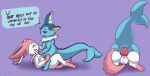  ambiguous_gender anal animal_genitalia animal_penis balls canine_penis coffeefly eeveelution feral genitals male nintendo on_top penis pok&eacute;mon pok&eacute;mon_(species) reverse_cowgirl_position sex simple_background straddling sylveon vaporeon video_games 