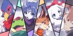  2020 2:1 amphibian anthro avian beak blue_eyes blue_hair bow canid canine clothing falco_lombardi fay_spaniel felid feline female floppy_ears fox frog fur green_eyes group hair hat headgear headwear krystal lagomorph long_ears male mammal miyu_lynx namagakiokami nintendo peppy_hare purple_eyes scarf slippy_toad star_fox video_games 