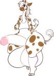  balls big_balls big_butt big_penis blush butt clothing colored_sketch ear_piercing erection genitals giraffe giraffid hi_res horn huge_balls huge_penis humanoid hyper hyper_balls hyper_genitalia hyper_penis legwear long_penis long_tail male mammal mostly_nude navel ossicone pear_shaped penis piercing red_eyes shirt simple_background sketch socks solo standing tehbuttercookie thick_penis thick_thighs topwear white_background wide_hips 