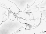  ! 2018 2020 ambiguous_gender ambiguous_pred ambiguous_prey anthro barefoot biped blush bodily_fluids canid canine canis cherubimon digimon digimon_(species) digital_drawing_(artwork) digital_media_(artwork) duo english_text eye_contact fangs feral fingers fluffy fluffy_tail grey_background greyscale half-closed_eyes holding_character horn imminent_vore kissing larger_ambiguous line_art looking_at_another macro mammal markings micro monochrome narrowed_eyes nude open_mouth oral_vore paws quadruped s2-freak saliva saliva_string side_view signature simple_background size_difference sketch smaller_ambiguous smile smooch snowball_(s2-freak) soft_vore symbol teeth text vore watermark wet wolf 