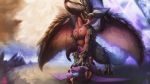  16:9 ambiguous_gender anal anthro capcom digital_media_(artwork) digital_painting_(artwork) dragon duo elder_dragon feral hi_res kite512 male male/male monster_hunter nergigante video_games widescreen 