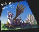  avian eqlipse_(artist) female friendship_is_magic gilda_(mlp) grass gryphon my_little_pony mythological_avian mythology sky 