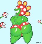  big_butt butt butt_focus clothing elemental_creature fangs flora_fauna hi_res lips looking_back male mario_bros nintendo noirnoir not_furry petey_piranha piranha_plant plant presenting sharp_teeth simple_background smile solo solo_focus teeth thick_lips thick_thighs tongue tongue_out underwear video_games 