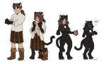  2020 anthro black_body black_fur black_hair blackshirtboy boots breast_growth breasts brown_hair chest_tuft clothing digitigrade domestic_cat fake_cat_ears fake_ears felid feline felis female footwear fur gender_transformation genitals gloves hair handwear human human_to_anthro male mammal mtf_transformation nude open_mouth pussy sequence shirt shrinking simple_background solo species_transformation standing tail_growth tharkis topwear transformation tuft 