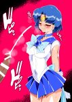  1girl bdsm bishoujo_senshi_sailor_moon blue_sailor_collar bondage bound bukkake closed_eyes cum cum_on_body cum_on_upper_body facial magical_girl mercury_symbol mizuno_ami penis sailor_collar sailor_mercury sailor_senshi sailor_senshi_uniform warabimochii 