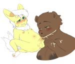 age_difference anthro blush bodily_fluids breasts cum cumshot duo ejaculation female finger_in_foreskin foreskin_play genital_fluids genitals hi_res male male/female mammal meowstic nintendo nipples older_female older_female_younger_male partially_retracted_foreskin penis penis_kissing pok&eacute;mon pok&eacute;mon_(species) shiny_pok&eacute;mon sleepytoy toy_(sleepy_toy) uncut ursid video_games younger_male 
