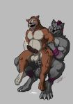  absurd_res anal anal_penetration animal_genitalia animal_penis anthro balls big_balls big_penis bodily_fluids canid canine canine_penis canis cum cum_in_ass cum_inflation cum_inside cum_leaking cum_on_ground cumshot digitigrade duo ejaculation fullbodywolf fur genital_fluids genitals grey_body grey_fur hair hi_res huge_balls huge_penis inflation knot looking_at_another looking_at_partner male male/male mammal orange_body orange_fur penetration penis pink_hair sheath simple_background sitting size_difference tongue tongue_out were werecanid werecanine werewolf wolf ypsilon 