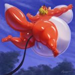  1:1 2018 air_(disambiguation) air_inflation anal anal_penetration animate_inanimate anthro belly belly_expansion belly_inflation big_belly big_breasts big_butt big_tail blonde_hair breast_expansion breasts butt butt_expansion canid canine detailed_background feet female floating fox genitals glistening glistening_body hair hose huge_breasts huge_butt hyper hyper_belly hyper_breasts hyper_butt inflatable inflation living_inflatable mammal melody_(mcstuffins) open_mouth penetration plump_labia purple_eyes pussy red_body signature solo spread_legs spreading taranima thick_thighs tree white_body 