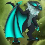  1:1 absurd_res big_ears claws dexter.98 dexterthekobold fur happy hi_res male membrane_(anatomy) membranous_wings nintendo noivern pok&eacute;mon pok&eacute;mon_(species) snout solo talons transformation video_games wings 