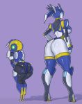  absurd_res big_breasts breasts butt c21 duo female hi_res humanoid machine not_furry robot saidra short_stack thick_thighs wide_hips 