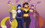  ? absurd_res anthro armwear big_breasts breasts canid canine carmelita_fox chest_tuft cleavage clothed clothing collar digimon digimon_(species) disney dress featureless_breasts female fox greasymojo group hi_res krystal maid_marian mammal nintendo renamon robin_hood_(disney) sly_cooper_(series) sony_corporation sony_interactive_entertainment star_fox sucker_punch_productions text topless tuft video_games 
