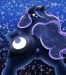  absurd_res anal anal_penetration anthro big_butt butt buttplug equid female friendship_is_magic genitals hi_res huge_butt jsyrin looking_back mammal my_little_pony nude penetration princess_luna_(mlp) pussy rear_view sex_toy 