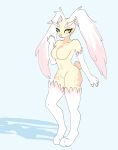  absurd_res anthro cream_(disambiguation) daisy_(disambiguation) fakesona fan_character female flower freckles game_(disambiguation) green_eyes hi_res highlights_(coloring) lagomorph leporid lopunny mammal nintendo pattern pinup plant pok&eacute;mon pok&eacute;mon_(species) pose rabbit solo spotie spots spotty video_games xaix 