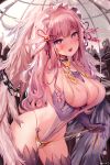  breast_hold cleavage painteen thighhighs wings 