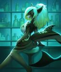  2020 andyd anthro black_sclera breasts digital_media_(artwork) female fish green_eyes green_theme hi_res marine non-mammal_breasts shark solo 