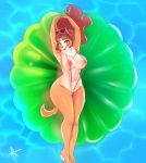  absurd_res anthro barely_visible_genitalia barely_visible_pussy big_breasts bikini breasts clothing eyewear female genitals hi_res mrscurlystyles pussy sling_bikini solo sunglasses swimwear water wide_hips 