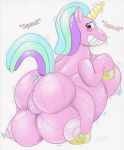  animate_inanimate anthro ashwolves5 big_breasts breasts equid female hi_res horn huge_breasts humanoid hyper hyper_breasts inflatable inflatable_toy joducus living_inflatable mammal multi_breast pooltoy_transformation solo unicorn 