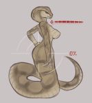  breasts butt fangs female gameplay_mechanics hand_on_hip impracticalart looking_at_viewer naga non-mammal_breasts nude presenting presenting_hindquarters red_sclera reptile scalie serpentine snake snake_hood solo video_games viper_(x-com) x-com x-com_2 