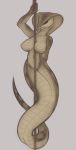  breasts dancing fangs female impracticalart looking_at_viewer naga non-mammal_breasts nude pole pole_dancing red_sclera reptile scalie serpentine simple_background sketch snake snake_hood solo video_games viper_(x-com) x-com x-com_2 