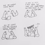  1:1 blue_fox_(foxes_in_love) canid canine comic couple_(disambiguation) dialogue duo english_text explosion feral fire fox foxes_in_love fur green_fox_(foxes_in_love) hi_res mammal text 