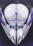  &lt;3 anus bent_over butt censored chlorophytum darling_in_the_franxx female genitals hi_res humanoid looking_at_viewer looking_through_legs machine not_furry pochincoff presenting presenting_hindquarters pussy robot robot_humanoid simple_background solo studio_trigger 