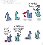  blue_body blue_fox_(foxes_in_love) blue_fur canid canine comic couple_(disambiguation) dialogue duo english_text feral fox foxes_in_love fur green_body green_fox_(foxes_in_love) green_fur hi_res mammal text url 