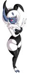  absol absurd_res alpha_channel anthro breasts bunny_costume claws clothing costume female fir3born hi_res legwear leotard nintendo nipples pok&eacute;mon pok&eacute;mon_(species) solo_focus video_games 