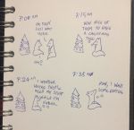  canid canine christmas christmas_tree comic dialogue english_text feral fox foxes_in_love fur green_fox_(foxes_in_love) hi_res holidays mammal text tree 