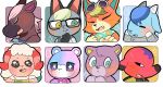  animal_crossing anthro audie_(animal_crossing) blush bovid canid canine canis caprine chibi cyd_(animal_crossing) dom_(animal_crossing) domestic_cat elephant elephantid embarrassed equid equine felid feline felis female goat group headshot_portrait horse judy_(animal_crossing) male mammal megan_(animal_crossing) multiple_images nintendo portrait proboscidean raymond_(animal_crossing) reneigh_(animal_crossing) sheep sherb_(animal_crossing) toumoro_22 ursid video_games wolf 