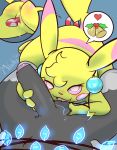  &lt;3 anus ball_lick balls bell blue_background blush bodily_fluids bound candy candy_cane christmas_lights duo eyelashes female food genital_fluids genitals hi_res improvised_dildo improvised_sex_toy licking male male/female milachu milachu92 nintendo oral penis pikachu pink_eyes pok&eacute;mon pok&eacute;mon_(species) pussy_juice sex simple_background tongue tongue_out uncut video_games 