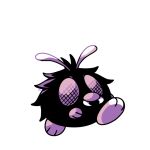  commentary creature english_commentary full_body gen_1_pokemon no_humans pokemon pokemon_(creature) purple_theme rumwik signature simple_background solo venonat white_background 