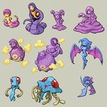  arbok ekans golbat grimer koffing muk pokemon tentacool tentacruel weezing zubat 