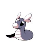  black_eyes commentary creature dratini english_commentary full_body gen_1_pokemon no_humans pokemon pokemon_(creature) pokemon_(game) pokemon_rgby pokemon_rgby_(style) rumwik signature simple_background solo white_background 