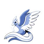  articuno bird bird_focus blue_theme commentary creature english_commentary full_body gen_1_pokemon monochrome no_humans pokemon pokemon_(creature) pokemon_(game) pokemon_rgby pokemon_rgby_(style) rumwik signature simple_background solo white_background 