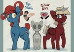  duo equid equine female feral hi_res horse mammal marsminer my_little_pony pony pterippus silver_kiss tiny_shake wings 