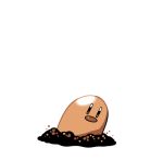  brown_theme commentary creature diglett english_commentary gen_1_pokemon leaning_to_the_side monochrome no_humans pokemon pokemon_(creature) pokemon_(game) pokemon_rgby pokemon_rgby_(style) rumwik signature simple_background solo white_background 