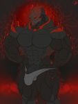  2019 3:4 abstract_background alien anthro avian biceps big_muscles big_penis bioware black_body bulge clothed clothing cracks detailed_background genitals gradient_background grey_body grey_clothing hands_on_hips hi_res huge_muscles lens_flare male markings mass_effect multicolored_body muscular muscular_male pecs penis poking_out red_background red_eyes red_markings red_outline saixyuniz-xynz signature simple_background skimpy solo thong turian two_tone_body underwear undressing vein veiny_penis video_games xihlus_(saixyuniz-xynz) 