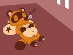  2020 4:3 animal_crossing anthro balls belly big_balls brown_body brown_fur canid canine chibi eyes_closed fur genitals hi_res humanoid_genitalia humanoid_penis lying male mammal navel nintendo olkl1234 penis raccoon_dog sleeping slightly_chubby solo tanuki tom_nook_(animal_crossing) video_games 