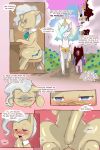  2:3 blush bodily_fluids cold-blooded-twilight comic dialogue english_text equid eyewear female feral friendship_is_magic genital_fluids glasses hi_res larger_female mammal masturbation mature_female mayor_mare_(mlp) my_little_pony paper pencil_(object) princess_celestia_(mlp) purple_body pussy_juice size_difference text twilight_sparkle_(mlp) vaginal vaginal_masturbation 