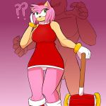  1:1 ? accessory amy_rose approaching clothing eulipotyphlan faceless_male female green_eyes hair_accessory hairband hammer hedgehog hi_res human imminent_rape male mammal nude shoobiedoobie12 simple_background sonic_the_hedgehog_(series) tools 