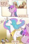  2:3 absurd_res blush brother brother_and_sister cold-blooded-twilight comic dialogue dragon english_text equid female feral friendship_is_magic hair hi_res hood horn larger_female male mammal multicolored_hair my_little_pony princess_celestia_(mlp) purple_body rear_view shining_armor_(mlp) sibling sister size_difference smaller_female smaller_male spike_(mlp) text twilight_sparkle_(mlp) unicorn white_body winged_unicorn wings 