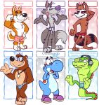  alpha_channel animal_crossing anthro banjo-kazooie banjo_(banjo-kazooie) canid canine canis chip_the_wolf clothing cookie_crisp copper_(animal_crossing) crocodile crocodilian crocodylid domestic_dog gesture goronic group guardians_of_the_galaxy jockstrap male mammal mario_bros marvel nintendo rareware reptile rocket_raccoon salute scalie sonic_the_hedgehog_(series) underwear ursid vector_the_crocodile video_games wolf yoshi 