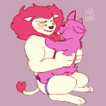  1:1 andromorph andromorph/male andromorph_penetrating andromorph_penetrating_male anthro beauty_mark blush cartoon_network chibi dildo felid hi_res intersex intersex/male intersex_penetrating intersex_penetrating_male king_snugglemagne_xxv lion male male_penetrated mammal mao_mao:_heroes_of_pure_heart muscular muscular_andromorph muscular_intersex noinipi on_lap pantherine penetration pink_body pinky_(mao_mao) rhinocerotoid sex_toy strapon 