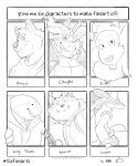  absurd_res ambiguous_gender amicus_(adastra) anthro behemoth_(housamo) canid canine canis cape cartoon_network clothing cthugha_(tas) demon dragon eyes_closed fangs felid fish fur grin group hi_res hoodie horn jacket king_shark lion lion_(steven_universe) looking_at_viewer lucario male mammal mane marine monochrome nintendo o-ro pantherine pok&eacute;mon pok&eacute;mon_(species) scalie shark sharp_teeth shirt six_fanarts_challenge smile spikes steven_universe teeth tokyo_afterschool_summoners tongue tongue_out topwear video_games wolf 