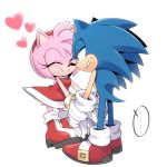  &lt;3 ... 1:1 2019 amy_rose anthro blue_body blue_fur bodily_fluids boots clothing dress duo eulipotyphlan eyes_closed female footwear fur gloves green_eyes hand_holding handwear hedgehog hi_res kohane01 looking_at_another male male/female mammal pink_body pink_fur red_clothing red_dress shoes simple_background smile sonic_the_hedgehog sonic_the_hedgehog_(series) sweat sweatdrop white_background 
