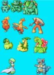  anthro blaziken bulbasaur chikorita combusken crossman female feral gardevoir group humanoid ivysaur nidoqueen nintendo partial_nudity pok&eacute;mon pok&eacute;mon_(species) torchic venusaur video_games 